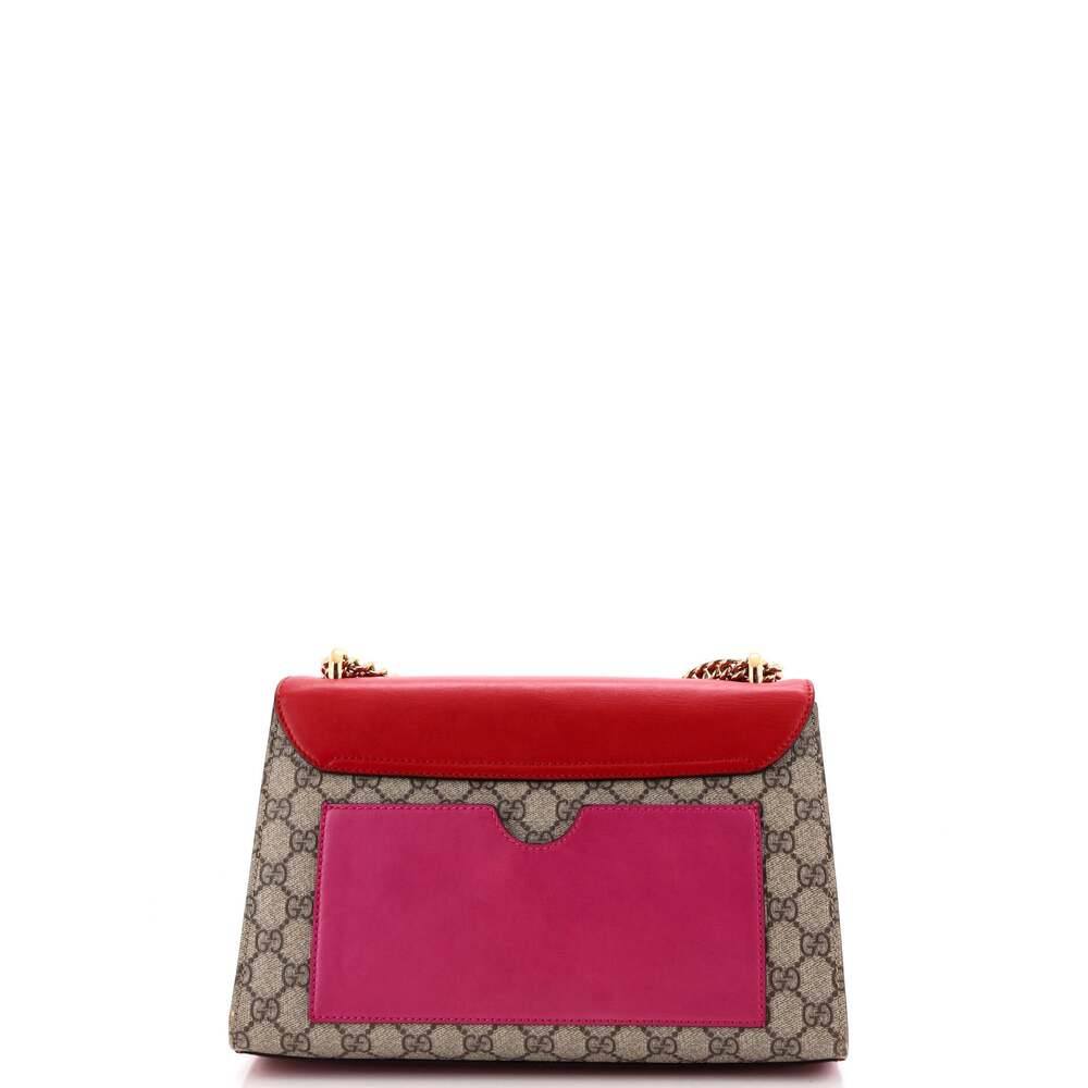 Gucci Padlock Shoulder Bag Gg Coated #324402G13B - Picture 3 of 7
